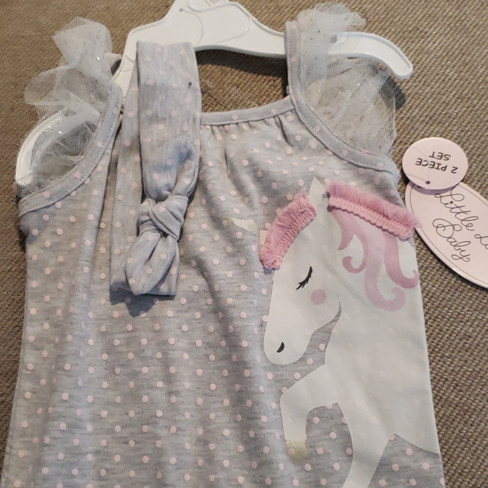 Sleeveless unicorn onesie